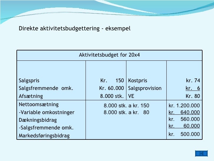 beregning af variable omkostninger beregning af variable omkostninger